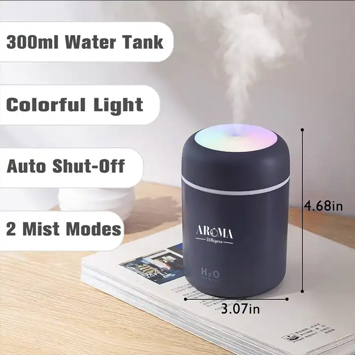 Portable Car Ultrasonic Atomizer USB Air Humidifier