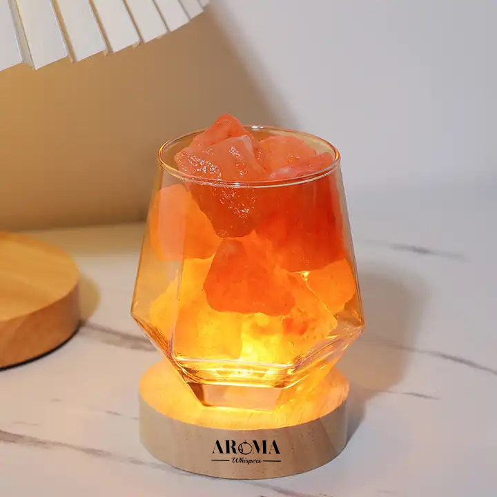 Salt Lamp Aromatherapy Diffuser Crystals Healing Stone